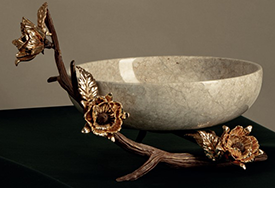 Эксклюзивная декоративная посуда от Gold Stone LLC на выставке Stylish Home. Objects & Tableware осень 2024